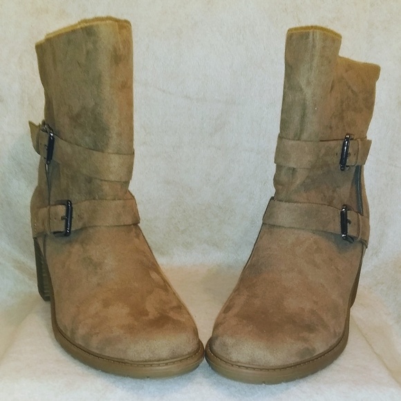 Women's Blinda Heeled Fashion Boots -   Taupe - Picture 3 of 8